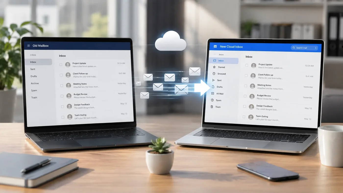 Migration des courriels d'une ancienne boîte POP ou IMAP vers une boîte Microsoft 365 dans le nuage